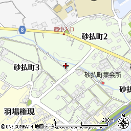 長野県飯田市砂払町周辺の地図