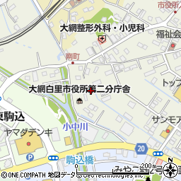 千葉県大網白里市大網5周辺の地図