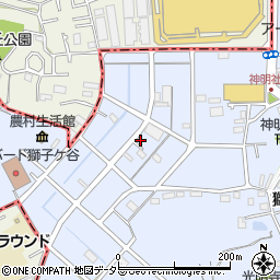 神奈川県横浜市鶴見区獅子ケ谷3丁目4-30周辺の地図