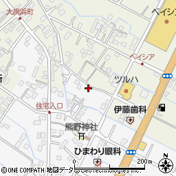 千葉県大網白里市仏島50-2周辺の地図