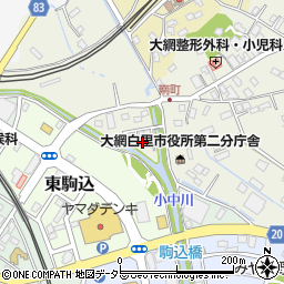 千葉県大網白里市大網35周辺の地図