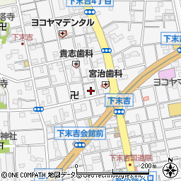 神奈川県横浜市鶴見区下末吉4丁目11周辺の地図