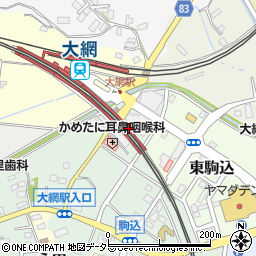 千葉県大網白里市駒込4-5周辺の地図