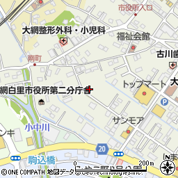 千葉県大網白里市大網52周辺の地図
