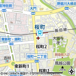 シェトワ桜町マンション周辺の地図