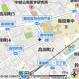ジブラルタ生命保険飯田支部周辺の地図