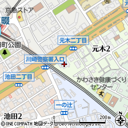 神奈川都市交通川崎ビル周辺の地図