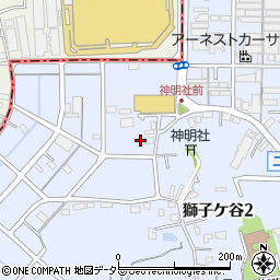 神奈川県横浜市鶴見区獅子ケ谷3丁目2-26周辺の地図