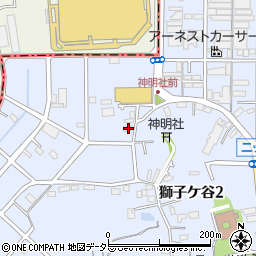 神奈川県横浜市鶴見区獅子ケ谷3丁目2-16周辺の地図