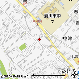 神奈川県愛甲郡愛川町中津177-1周辺の地図