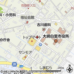 千葉県大網白里市大網98周辺の地図