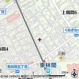 名鉄協商東林間ＴＳ駐車場周辺の地図