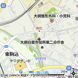 千葉県大網白里市大網1周辺の地図