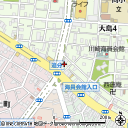 多摩川菓子店周辺の地図