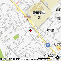 神奈川県愛甲郡愛川町中津177-7周辺の地図