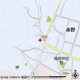 京都府舞鶴市赤野周辺の地図