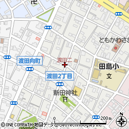 渡田二周辺の地図