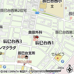 奥田外科医院周辺の地図