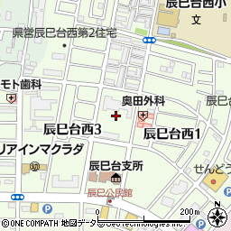 千葉県市原市辰巳台西3丁目13周辺の地図