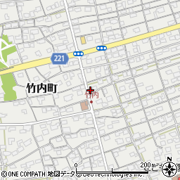 境港竹内郵便局周辺の地図