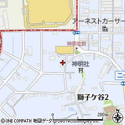 神奈川県横浜市鶴見区獅子ケ谷3丁目2-15周辺の地図