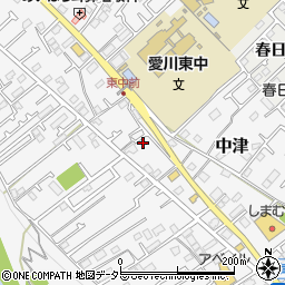 神奈川県愛甲郡愛川町中津177周辺の地図