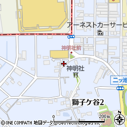 神奈川県横浜市鶴見区獅子ケ谷3丁目1-6周辺の地図