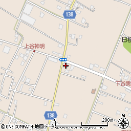 千葉県東金市上谷2614-1周辺の地図