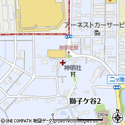 神奈川県横浜市鶴見区獅子ケ谷3丁目1周辺の地図