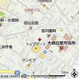 千葉県大網白里市大網97-2周辺の地図