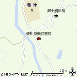 中津川市立蛭川済美図書館周辺の地図