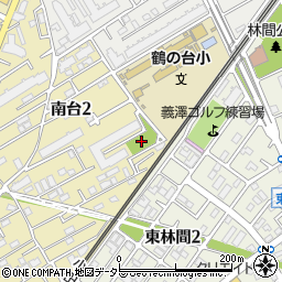 鶴の台公園周辺の地図