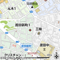 ソラリス渡田周辺の地図