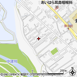 神奈川県愛甲郡愛川町中津38周辺の地図