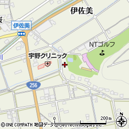 岐阜県山県市伊佐美289周辺の地図