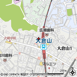 藤和シティコープ大倉山駅前周辺の地図