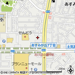 千葉県千葉市緑区あすみが丘周辺の地図