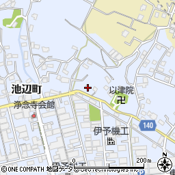 神奈川県横浜市都筑区池辺町3102-1周辺の地図
