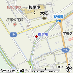 岐阜県山県市伊佐美270周辺の地図