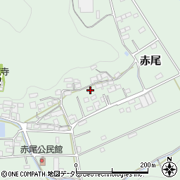 岐阜県山県市赤尾1098周辺の地図