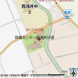 長浜市社会福祉協議会　西浅井センター地域窓口周辺の地図