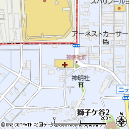 コーナンＰＲＯ鶴見獅子ヶ谷店周辺の地図