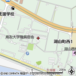 鳥取大学寮周辺の地図