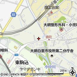 千葉県大網白里市大網24周辺の地図