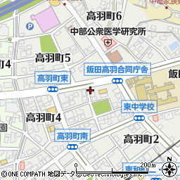 長野県飯田市高羽町周辺の地図