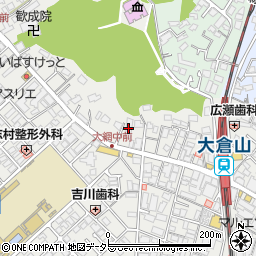 プラムコート大倉山周辺の地図