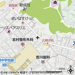 大倉山デンタルクリニック周辺の地図
