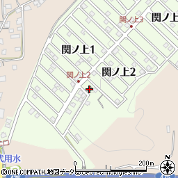 関ノ上自治会センター周辺の地図