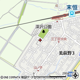 鳥取警察署　美萩野駐在所周辺の地図