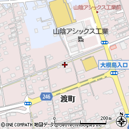 鳥取県境港市渡町2668周辺の地図